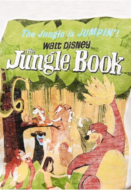 Тениска с щампа The Jungle Book Vintage Poster 3985
