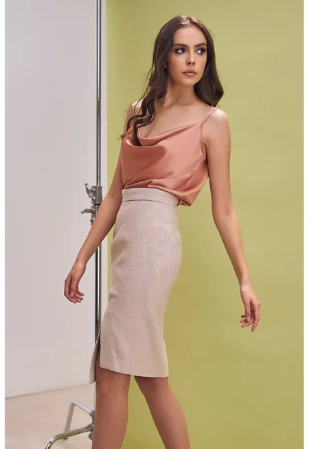 Топ със сатиниран ефект - Камел