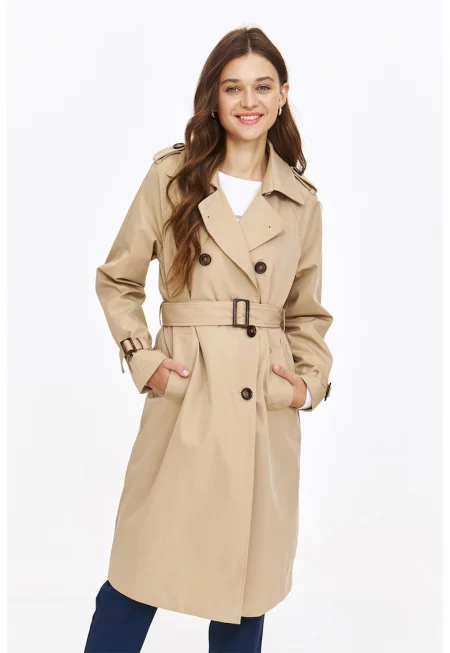 Тренч с регулируем колан