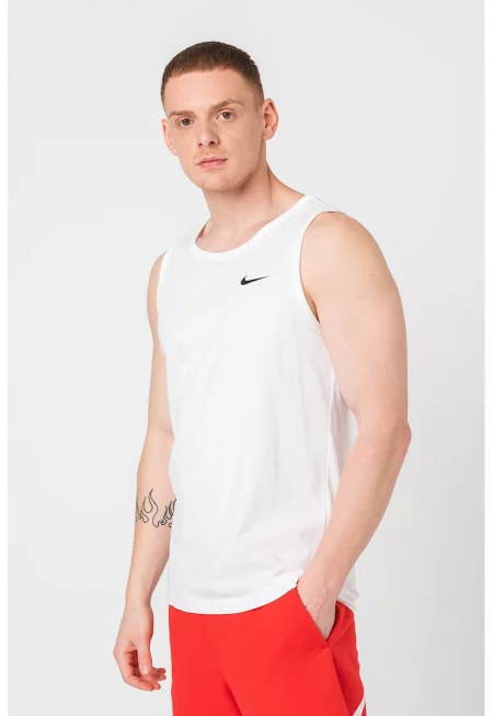 Тренировъчен топ Solid с Dri-FIT и изрязан гръб