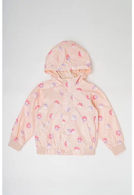 Яке с качулка и щампа