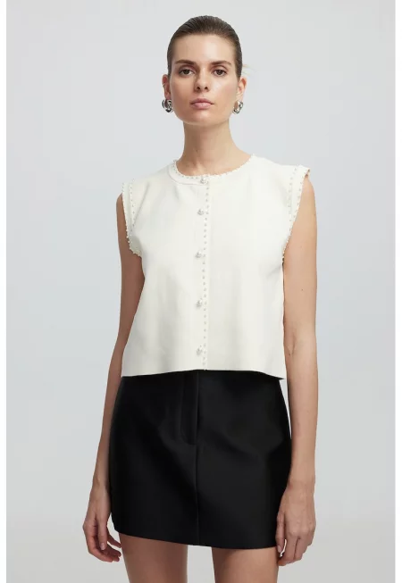 Жилетка с мъниста