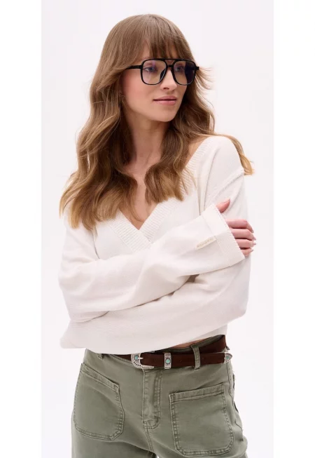 Жилетка с прехвърлящо се деколте Saly