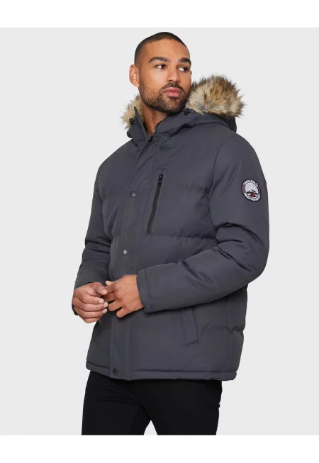 Зимно ватирано яке Arnwood Padded 8101 - Въглен сиво