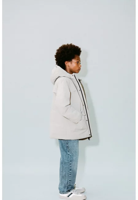 Зимно яке с качулка с подплата от еко пух