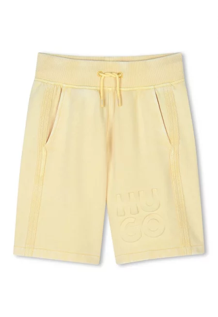 Бермуди с регулируема талия - Светло бежово