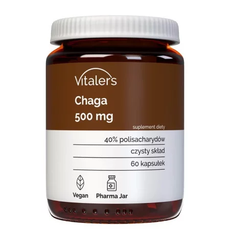 Чага – Имунитет и баланс на кръвната захар, 500 mg, 60 капсули