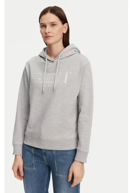 Дамска блуза -  305367013 - Памук - Сив - Сив