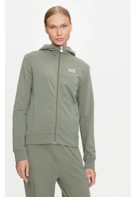 Дамска блуза - Emporio Armani  303961565 - Памук - Зелен - Зелен