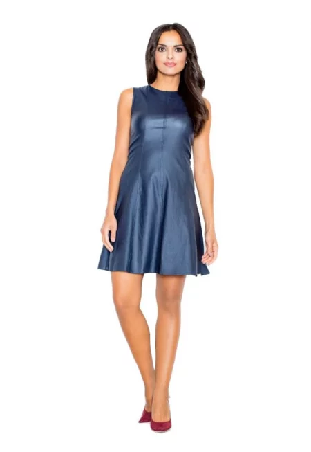 Дамска мини рокля Lineld M342 цвят гранат