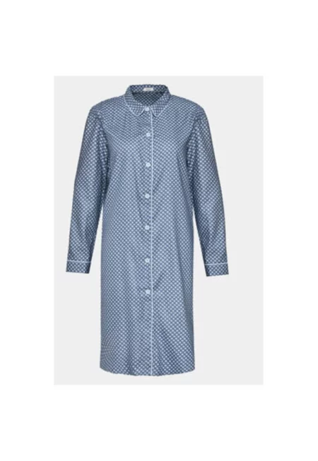 Дамска нощница  302994557 - Вискоза/Памук - Син