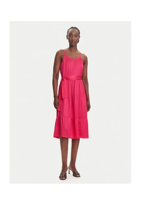 Дамска рокля -  302008599 - Вискоза - Розов - Розово