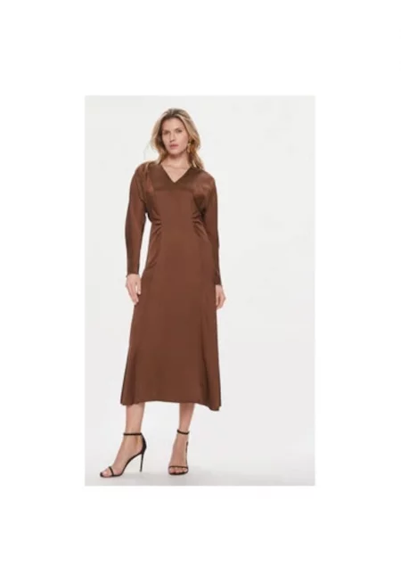 Дамска рокля -  303660208 - Кафява