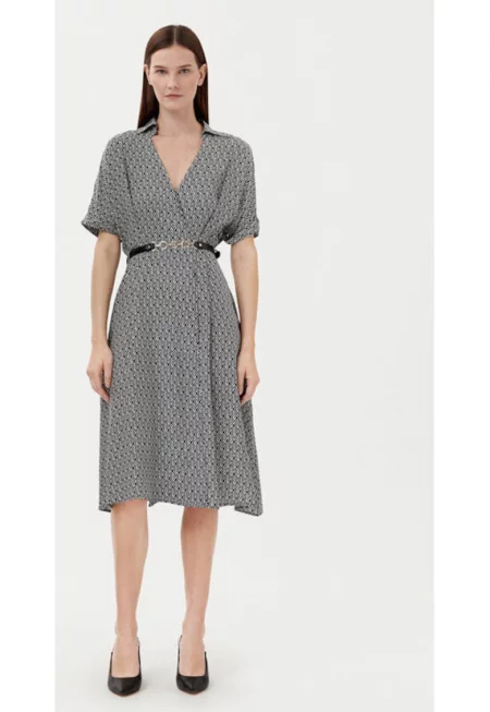 Дамска рокля -  305170989 - Полиестер - Бял - Бял