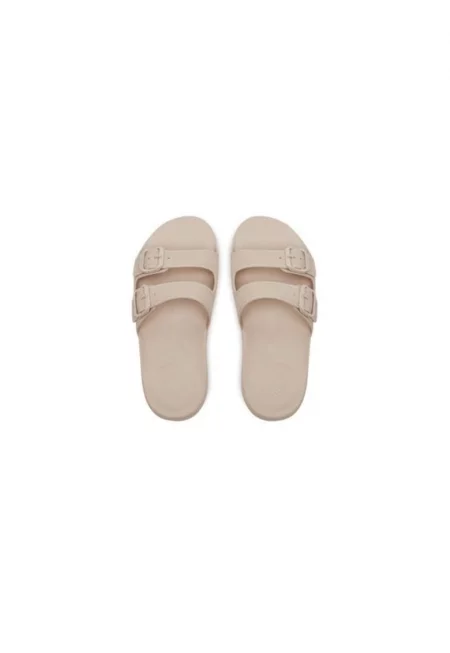 Дамски чехли  305381019 - Екокожа - 37 EU - Бежови