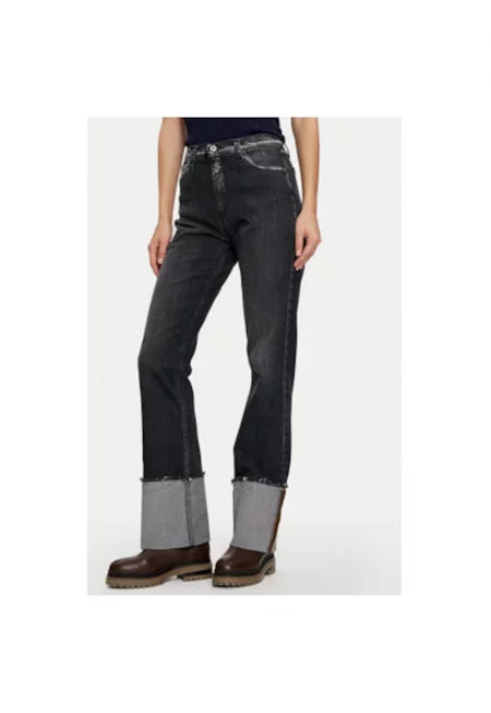 Дамски дънки -  304812071 - Памук - Сив - Сив