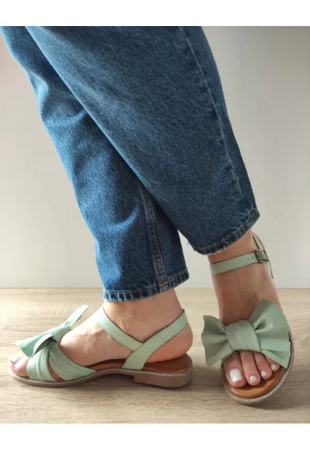 Дамски ежедневни сандали  059 A41410 Зелени