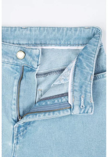 Дамски панталон  Mom 8896 Син