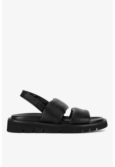 Дамски сандали  5903698027098 - Естествена кожа - Черен - Черен