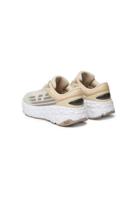 Дамски спортни обувки - X8X239 XK432 -  Emporio Armani - Текстил - Бежов