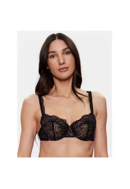 Дамски сутиен -  302342808 - Полиамид - Черен