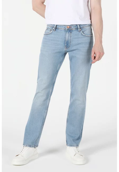 Дънки David Palin - Светлосин