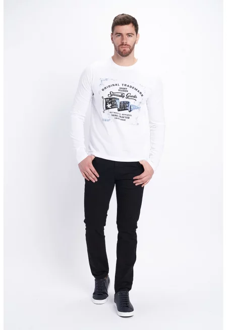 Дънки по тялото с 5 джоба - Черен