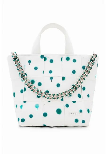 Десенирана чанта за рамо New Splatter Valdivia