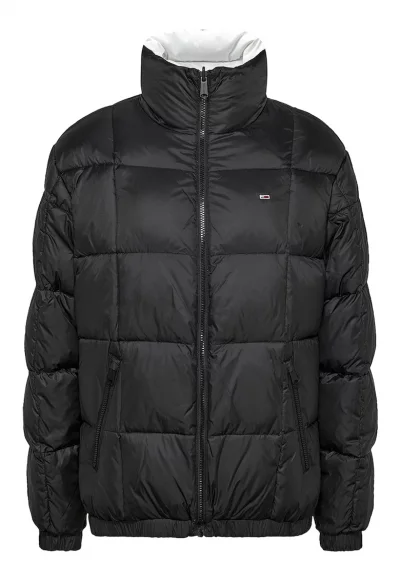 Двулицево зимно яке със свободна кройка