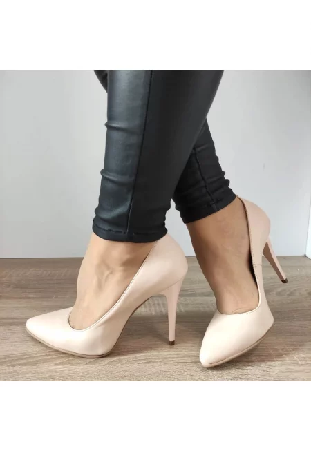 Елегантни дамски обувки  53-62 Pink Beige - Pink Beige - Розово/Hюд цвят