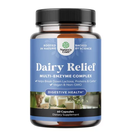 Ензимен комплекс – При лактозна непоносимост и прием на млечни продукти, 500 mg, 60 капсули