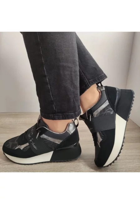 Ежедневни дамски обувки  39370-864 черни + Comb - Black - Черен