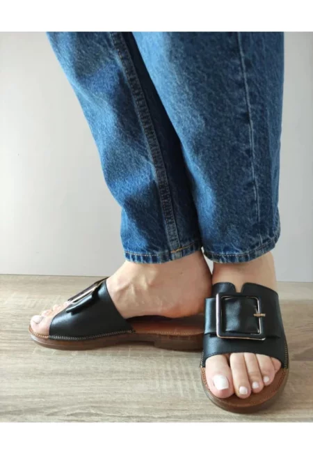 Ежедневни сабо дамски  60013 01-N Черни - Черен