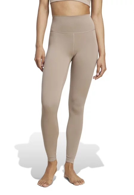 Фитнес клин с висока талия - Бежов