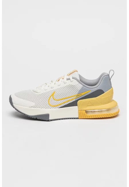 Фитнес обувки Air Max Alpha Trainer 6 с мрежа - Светло сив/Шафраново жълто/Мръснобял