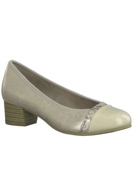 Jana Дамски обувки за нокти Jana Soft Line 22366-20-929 златен лак комбиниран 06828