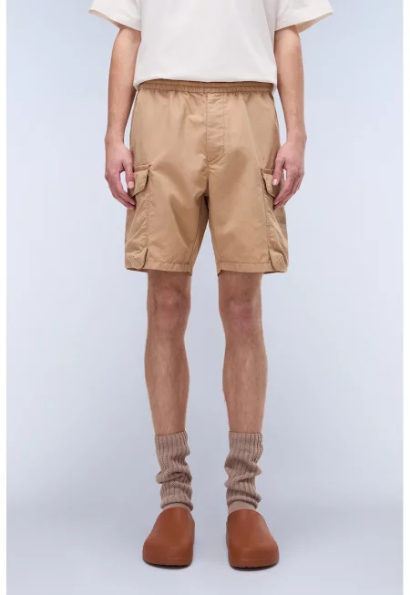 Къс панталон карго - Бежов