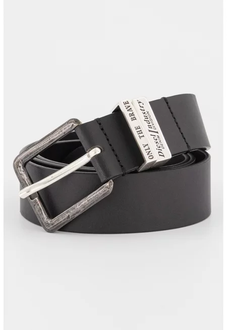 Кожен колан - Черен