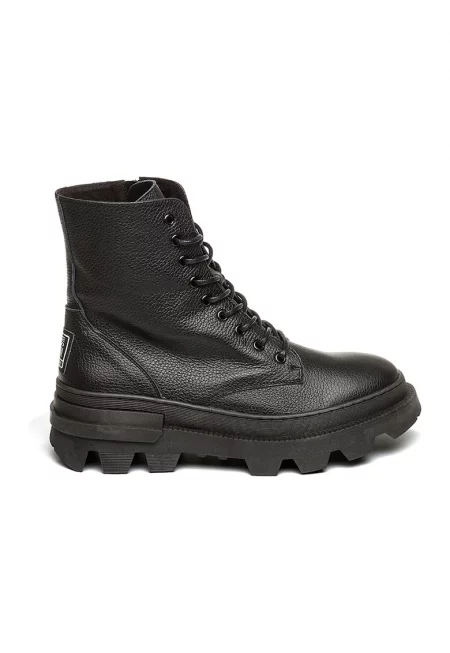 Кожени боти Bas - Черен