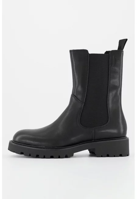 Кожени боти Kenova тип Chelsea - Черен