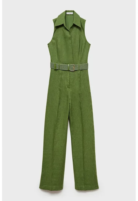 Ленен гащеризон без ръкави