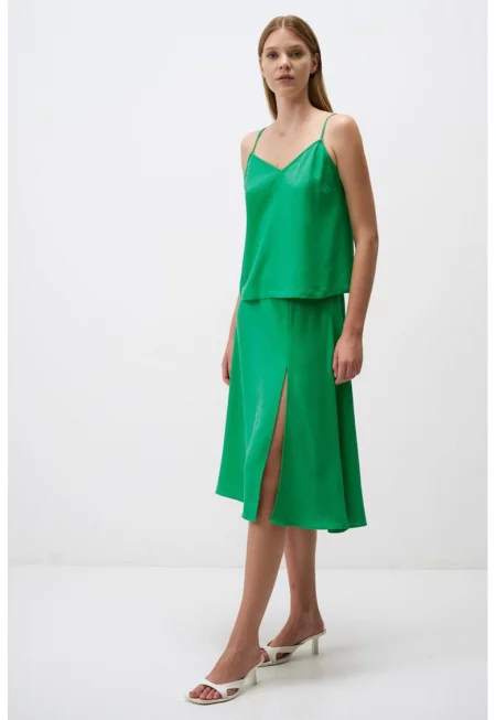 Ленена пола с цепка втрани - Зелен