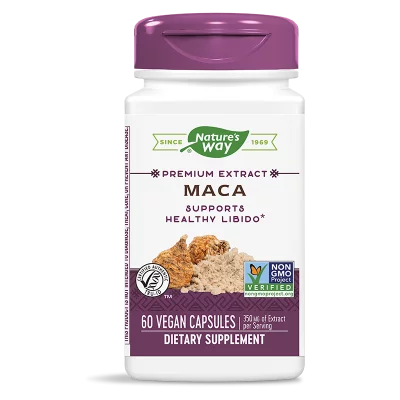 Мака - хормонален регулатор, афродизиак и адаптоген - Премиум екстракт, 350 mg, 60 капсули