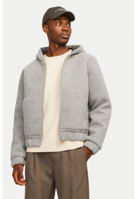 Мъжка блуза -  304368899 - Полиестер - Сив