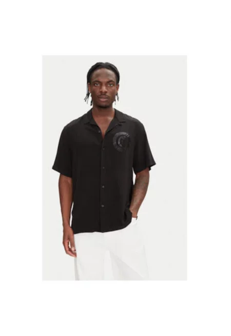 Мъжка риза  78OALY04 CNY10 - Вискоза - Черна - Черен