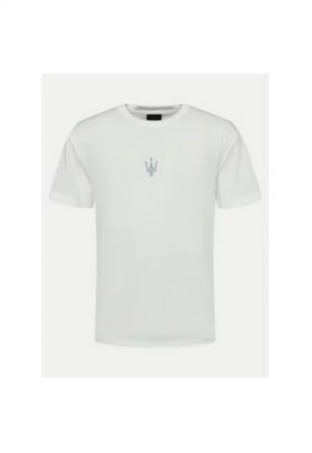 Мъжка тениска -  303999704 - Полиестер - Бяла - Бял