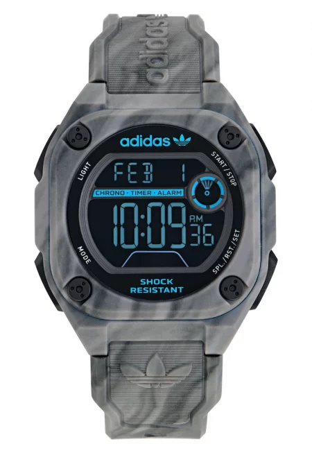 Мъжки часовник  модел CITY TECH TWO GRFX - сив - каишка от смола - водоустойчивост 10 ATM