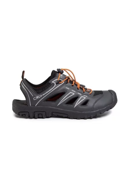 Мъжки сандали -  207136 - Еко кожа - Черни