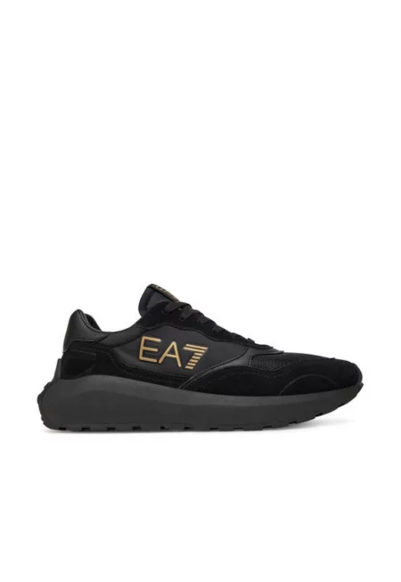 Мъжки спортни обувки - X8X186 XK401 -  Emporio Armani - Текстил - Черен