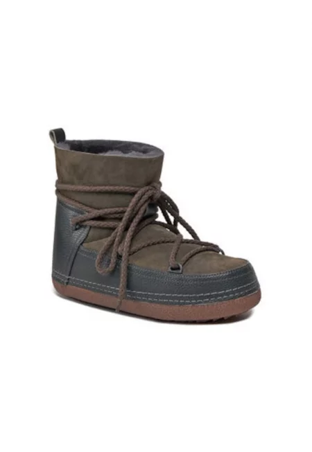 Мъжки зимни ботуши  55101-001 - Естествена кожа - Кафяв